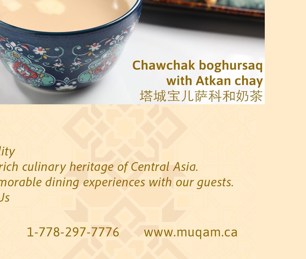 Chawchak boghursaq with Atkan chay